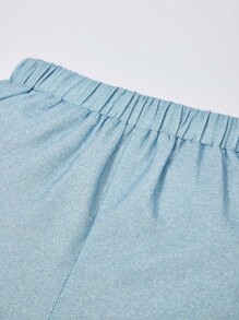 Cozy Pixies Baby Boy Striped Shirt & Shorts & Cartoon Graphic Tee - Multicolor - View 5