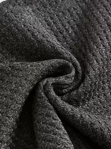 SHEIN ICON 星星印花短款背心 - 黑色 - 查看 3