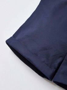 Cozy Pixies Baby Boy Gingham Print Shirt & Shorts - Multicolor - View 4