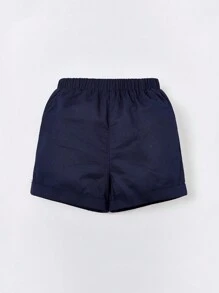 Cozy Pixies Baby Boy Gingham Print Shirt & Shorts - Multicolor - View 9