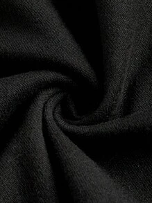 ROMWE Goth 蛇印花背心上衣 - 黑色 - 查看 4