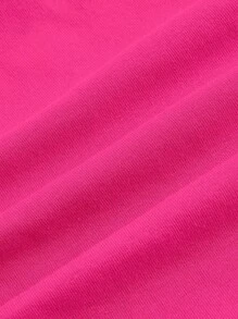 SHEIN EZwear Summer Outfits Solid Ruched Halter Top