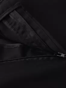 Tween Boy Single Breasted Blazer & Trousers - Black - View 8