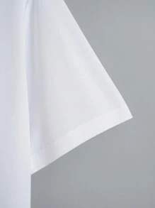 INAWLY Letter Graphic Crop Tee