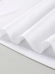 Manfinity Dauomo Nam Đồ họa Khẩu hiệu Áo thun - trắng - Xem 4