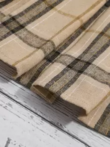 SHEIN Leap Crew 青少年女孩前短後長T恤&格紋百褶半身裙&吊帶上衣