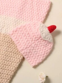 Newborn Colourblock Ice Cream Costume Photo Outfit - Multicolor - View 6