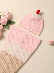 Newborn Colourblock Ice Cream Costume Photo Outfit - Multicolor - View 7