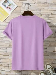 Manfinity Dauomo Men Solid Tee
