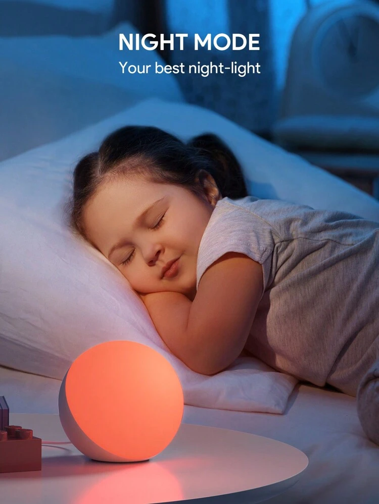 JMMO LED Light,Touch Night Light RGB Color Changing Table Lamp,Dimmable Globe Lamp,Touch Control & 4 Lighting Modes For Bedroom,Room Decor Near Bed,Vanity Light,Fairy Light - EU Plug