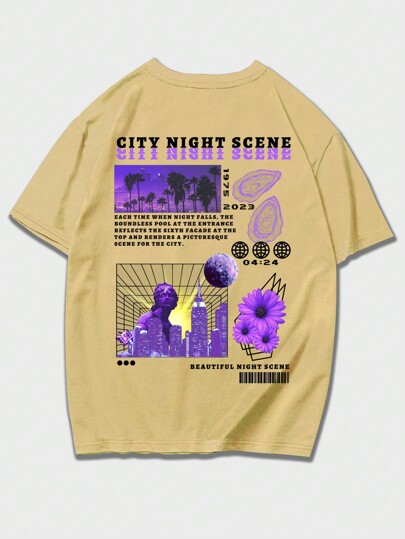 Street Life Guys Slogan Graphic Tee