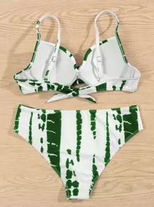Bikini Push-Up tie dye