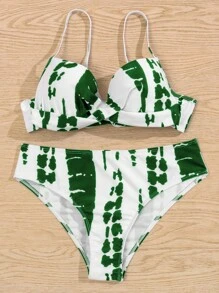 Bikini Push-Up tie dye