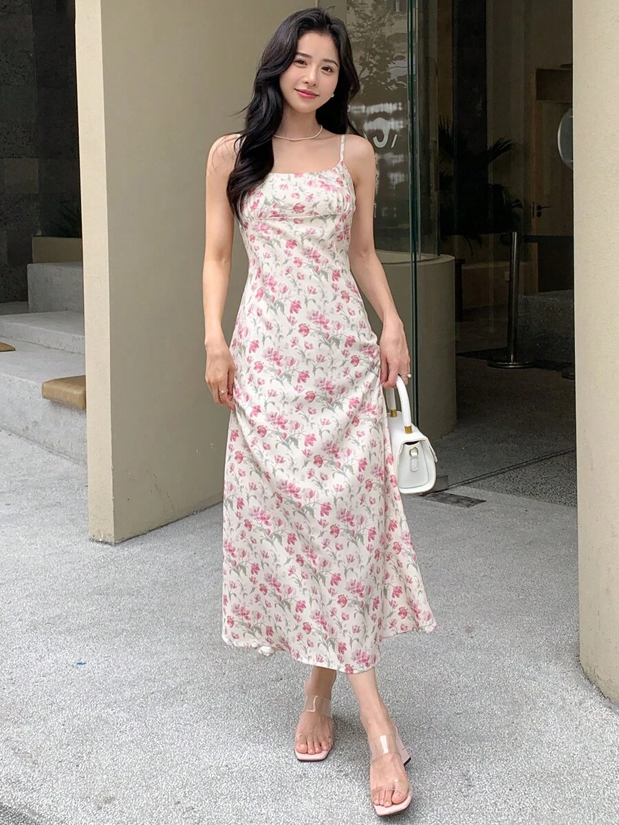 Dazy Designer Đầm Hoa Tất cả trên in Boho - Nhiều màu - Xem 1