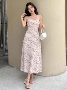 Dazy Designer Đầm Hoa Tất cả trên in Boho - Nhiều màu - Xem 4