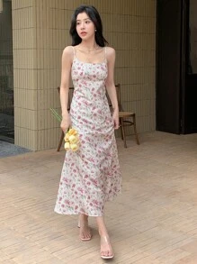 Dazy Designer Đầm Hoa Tất cả trên in Boho - Nhiều màu - Xem 6