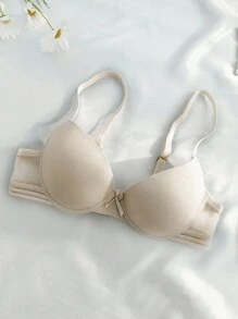 3入組素色鋼圈文胸 - 彩色 - 查看 3