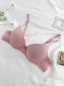 3入組素色鋼圈文胸 - 彩色 - 查看 4