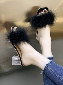 Xăng đan nữ đế xuồng, xăng đan ngoài trời quyến rũ - màu đen - Xem 2