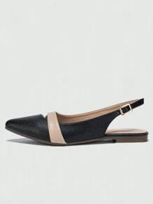 Giày sandal mũi kín thời trang mùa hè mới dành cho nữ, giày bệt nhiều màu, giày lười đa năng phong cách cổ tích - Nhiều màu - Xem 3