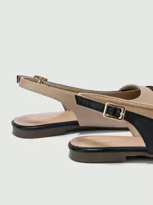 Giày sandal mũi kín thời trang mùa hè mới dành cho nữ, giày bệt nhiều màu, giày lười đa năng phong cách cổ tích - Nhiều màu - Xem 5