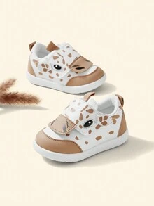 Cozy Pixies Giày thể thao có dây buộc hình hoạt hình họa tiết hoạt hình cho bé trai - Màu Khaki - Xem 11