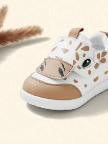 Cozy Pixies Giày thể thao có dây buộc hình hoạt hình họa tiết hoạt hình cho bé trai - Màu Khaki - Xem 8