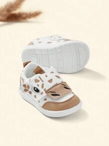 Cozy Pixies Giày thể thao có dây buộc hình hoạt hình họa tiết hoạt hình cho bé trai - Màu Khaki - Xem 9