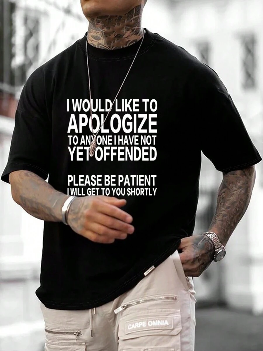 Manfinity LEGND Men Slogan Graphic Tee - Black - View 1