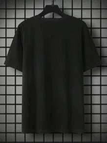 Manfinity LEGND Men Slogan Graphic Tee - Black - View 2