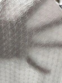 SHEIN Clasi 紐扣細節側收褶背心上衣 - 白色 - 查看 6