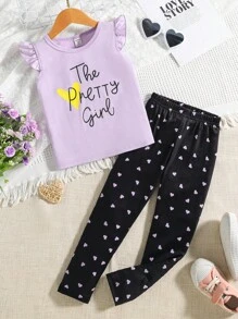 SHEIN Bộ thời trang bé gái - Nhiều màu - Xem 1