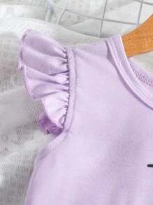 SHEIN Bộ thời trang bé gái - Nhiều màu - Xem 4