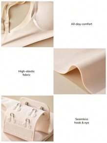 LUVLETTE Dream Curve 2ndSkin 无线无缝低胸休闲 T 恤内衣可作为外穿文胸粘性基本款 SizeFreedom 文胸隐形内衣舒适必备品也适合青少年女孩和儿童