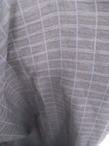 EMERY ROSE Solid Drop Shoulder Shirt & Wide Leg Trousers - Navy Blue - View 7