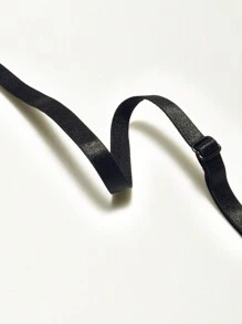 Sujetador unicolor con aro - Negro - Ver 5