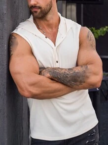 Manfinity Áo thun nam - Màu be - Xem 3