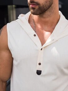 Manfinity Áo thun nam - Màu be - Xem 5