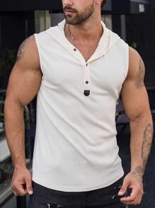 Manfinity Áo thun nam - Màu be - Xem 7