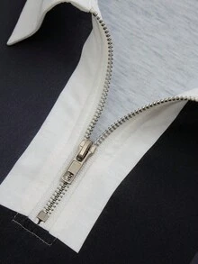 Manfinity Homme 男士撞色1/4拉鍊POLO衫 - 彩色 - 查看 6