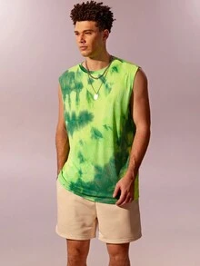 Aesthetic Post Nam Nhuộm buộc Áo ba lỗ & Quần short - Nhiều màu - Xem 3