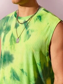 Aesthetic Post Nam Nhuộm buộc Áo ba lỗ & Quần short - Nhiều màu - Xem 6