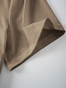 SHEIN LUNE Plus Slogan Graphic Tee