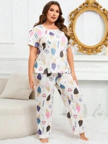 Bộ Giản Dị Kích Thước Lớn Hoạt hình Tim - Nhiều màu - Xem 6