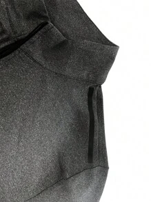 Manfinity Sport Corelite Men Space Dye Zip Up Sports Jacket - Dark Grey - View 4