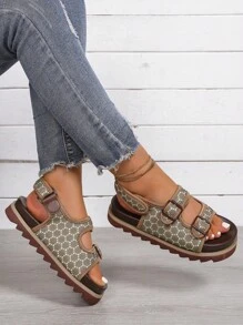 Dép Thể thao Nữ - Màu Khaki - Xem 4