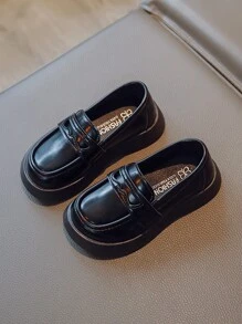 女孩低幫樂福鞋適用於日常生活 - 黑色 - 查看 1