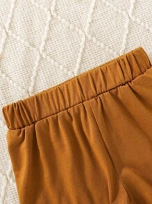 SHEIN Đứa bé trai Đồ họa Hoạt hình Áo thun & quần đùi - Nhiều màu - Xem 4