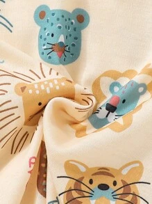 SHEIN Đứa bé trai Đồ họa Hoạt hình Áo thun & quần đùi - Nhiều màu - Xem 7