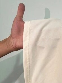 Manfinity EMRG Nam Đồ họa hoa & khẩu hiệu Áo thun - Màu be - Xem 7